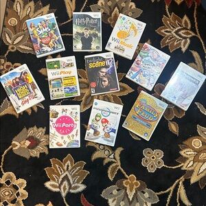 Nintendo Wii Game Collection - Vibrant Covers